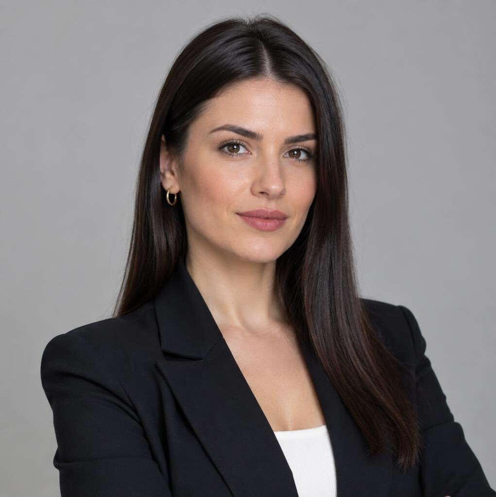 Young professional woman in a blazer, portrait