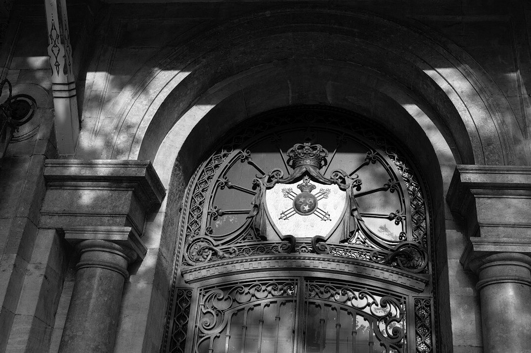 dark old mansion